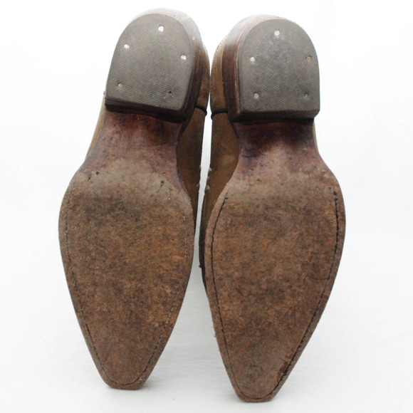 Rockin Leather Women's Brown Snip Toe Western Boot 2138 - Picture 6 of 9